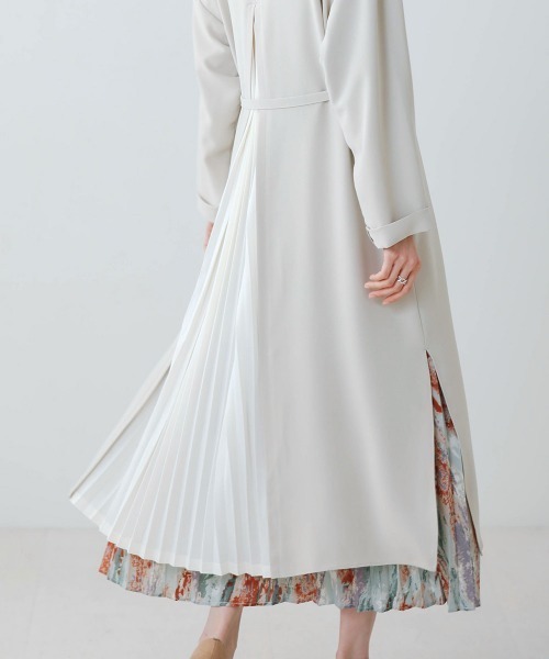 Bou Jeloud（ブージュルード）の「バックプリーツカーディガン【セレモニーにもおすすめ】（カーディガン/ボレロ・レディース・ブラック/ベージュ/カーキ・38）」の15枚目の写真