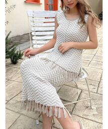 RESEXXY | ジャカードニットIラインスカート【セットアップ着用可能】(スカート)