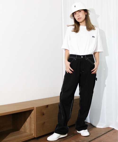 Lee(リー)の「Lee/リー ライトウエイトぺインターパンツ(デニムパンツ・レディース・ホワイト/ブラック/ライトインディゴブルー・MEDIUM/LARGE/X-LARGE/X-SMALL)」の10枚目の写真