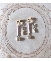 【spira】淡水パールのピアス(MA)