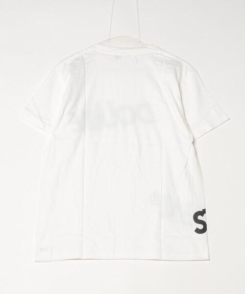 DOUBLE STEAL（ダブルスティール）の「dipBasic logo Tシャツ（Tシャツ/カットソー・メンズ・チャコールグレー/ダークグリーン/グレー/ブラック/ホワイト・X-LARGE/LARGE/MEDIUM/XX-LARGE）」の6枚目の写真