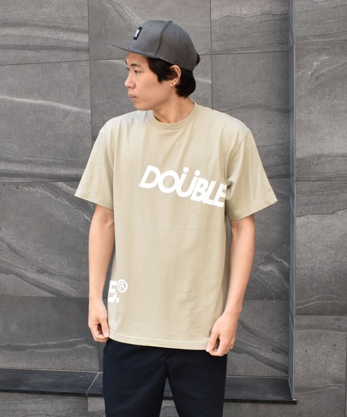 DOUBLE STEAL（ダブルスティール）の「dipBasic logo Tシャツ（Tシャツ/カットソー・メンズ・チャコールグレー/ダークグリーン/グレー/ブラック/ホワイト・X-LARGE/LARGE/MEDIUM/XX-LARGE）」の9枚目の写真