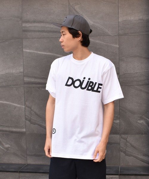 DOUBLE STEAL（ダブルスティール）の「dipBasic logo Tシャツ（Tシャツ/カットソー・メンズ・チャコールグレー/ダークグリーン/グレー/ブラック/ホワイト・X-LARGE/LARGE/MEDIUM/XX-LARGE）」の11枚目の写真