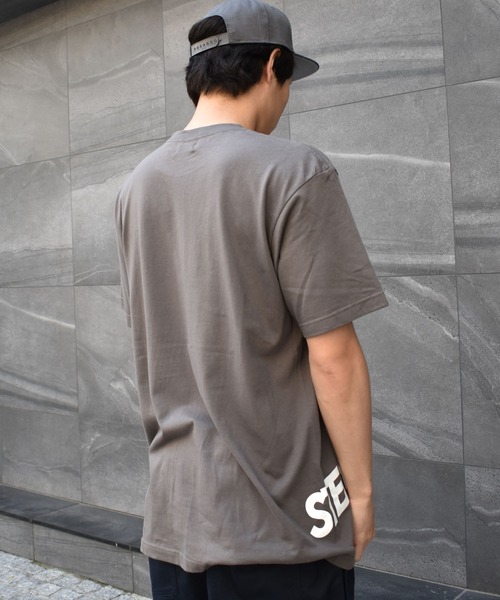 DOUBLE STEAL（ダブルスティール）の「dipBasic logo Tシャツ（Tシャツ/カットソー・メンズ・チャコールグレー/ダークグリーン/グレー/ブラック/ホワイト・X-LARGE/LARGE/MEDIUM/XX-LARGE）」の20枚目の写真