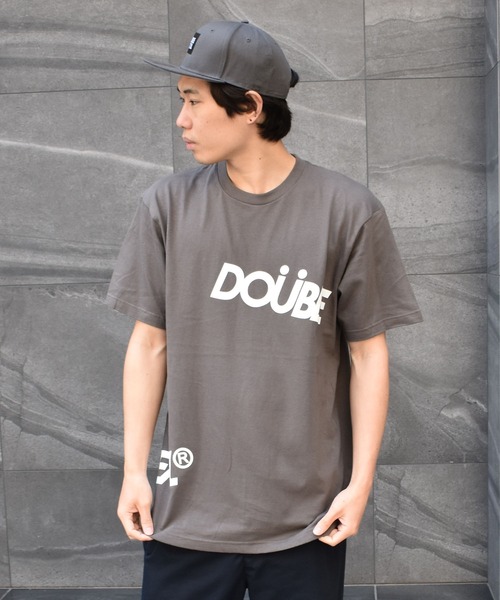 DOUBLE STEAL（ダブルスティール）の「dipBasic logo Tシャツ（Tシャツ/カットソー・メンズ・チャコールグレー/ダークグリーン/グレー/ブラック/ホワイト・X-LARGE/LARGE/MEDIUM/XX-LARGE）」の22枚目の写真