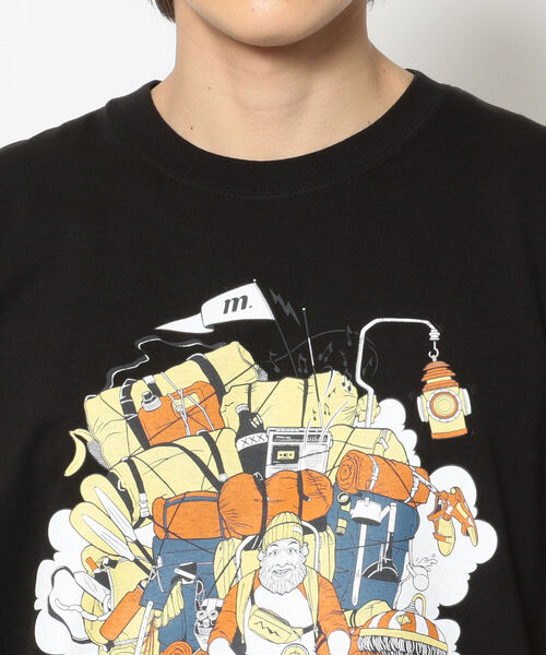 MANASTASH（マナスタッシュ）の「MANASTASH/マナスタッシュ　BENLAMB VESPA TEE ベンラムベスパティー（Tシャツ/カットソー・メンズ・ホワイト/ブラック・MEDIUM/LARGE/X-LARGE）」の6枚目の写真