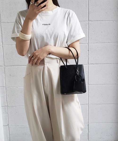 me+em select（ミームセレクト）の「ミニバッグ付き3wayショルダーバッグ（ショルダーバッグ・レディース・アイボリー/コーラルピンク/パープル/ブラック・FREE）」の11枚目の写真