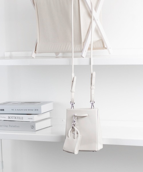 me+em select（ミームセレクト）の「ミニバッグ付き3wayショルダーバッグ（ショルダーバッグ・レディース・アイボリー/コーラルピンク/パープル/ブラック・FREE）」の19枚目の写真