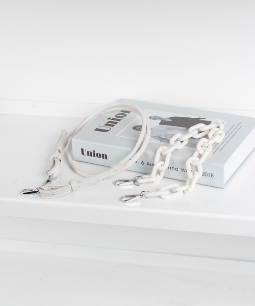 me+em select（ミームセレクト）の「ミニバッグ付き3wayショルダーバッグ（ショルダーバッグ・レディース・アイボリー/コーラルピンク/パープル/ブラック・FREE）」の22枚目の写真