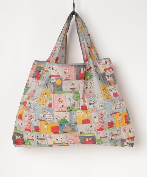 SFW（エスエフダブリュー）の「[スヌーピー] マンガプリント柄 エコバック（エコバッグ/サブバッグ・レディース・A・FREE）」の4枚目の写真