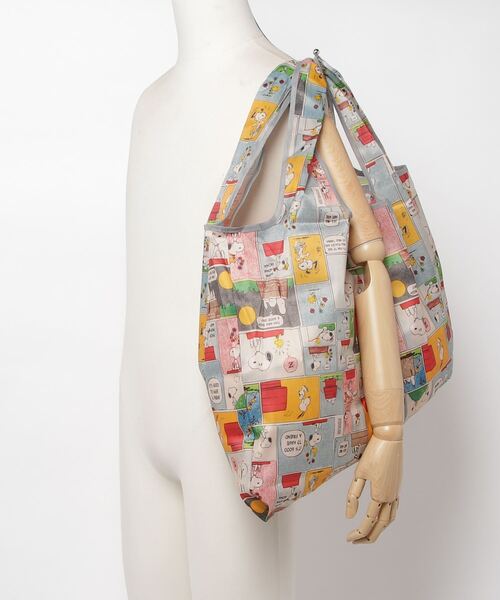 SFW（エスエフダブリュー）の「[スヌーピー] マンガプリント柄 エコバック（エコバッグ/サブバッグ・レディース・A・FREE）」の7枚目の写真