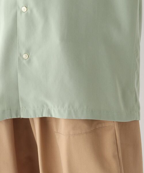 BASECONTROL（ベースコントロール）の「◆ビッグシルエット カクテル刺繍 半袖ボタンシャツ（シャツ/ブラウス・レディース・ブラック/ライトグリーン/アイボリー・99）」の12枚目の写真