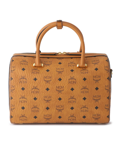 MCM(エムシーエム)の「MCM/エムシーエム/〈エッセンシャル〉 ボストンバッグ ヴィセトス/Boston cognac(ボストンバッグ・メンズ・ブラウン・FREE)」の9枚目の写真