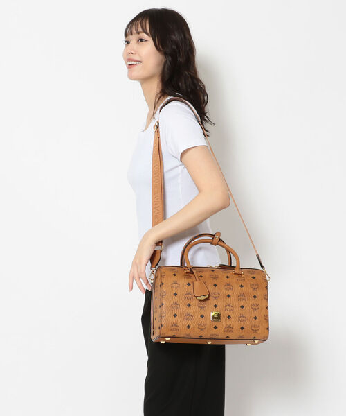 MCM(エムシーエム)の「MCM/エムシーエム/〈エッセンシャル〉 ボストンバッグ ヴィセトス/Boston cognac(ボストンバッグ・メンズ・ブラウン・FREE)」の17枚目の写真