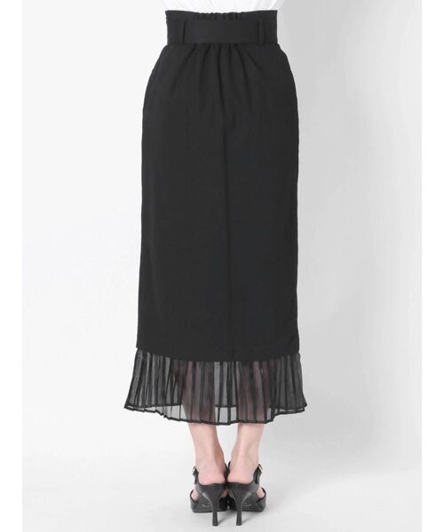 MURUA（ムルーア）の「ヘムシアーラップスカート（スカート・レディース・ブラック/アイボリー/カーキ・2/1）」の10枚目の写真