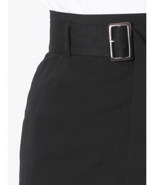 MURUA（ムルーア）の「ヘムシアーラップスカート（スカート・レディース・ブラック/アイボリー/カーキ・2/1）」の11枚目の写真