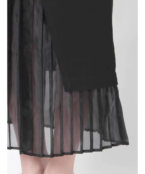 MURUA（ムルーア）の「ヘムシアーラップスカート（スカート・レディース・ブラック/アイボリー/カーキ・2/1）」の13枚目の写真