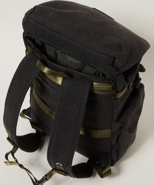 BILLABONG（ビラボン）の「BILLABONG メンズ 【A/DIV HEMP】 KINGS HEMP RUCKSACK バッグ 27L【2021年夏モデル】/ビラボンバックパック・リュックサック（バックパック/リュック・メンズ・ブラック・FREE）」の4枚目の写真