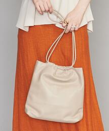 BEAUTY&YOUTH UNITED ARROWS | BY レザースクエアギャザーショルダーバッグ(ショルダーバッグ)