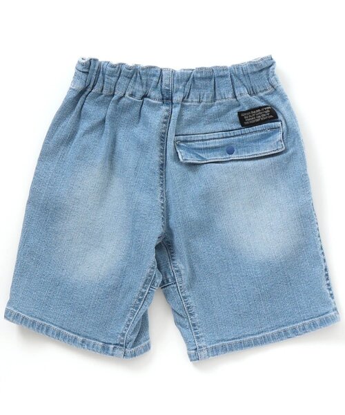 JUNK STORE（ジャンクストアー）の「/WEB限定 デニムハーフパンツ（その他パンツ・キッズ・サックスブルー・100/110/120/130/140/150）」の3枚目の写真