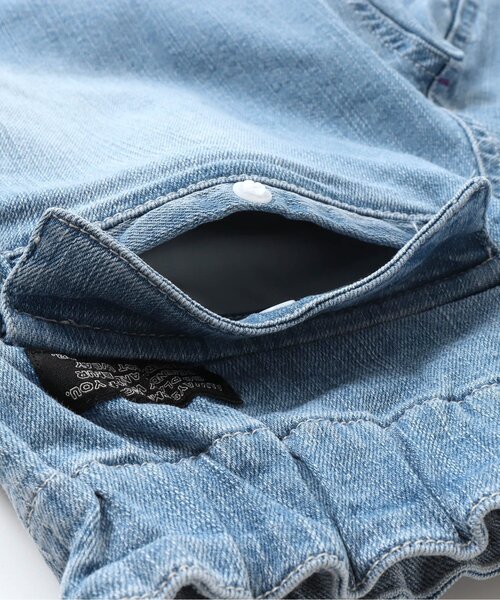 JUNK STORE（ジャンクストアー）の「/WEB限定 デニムハーフパンツ（その他パンツ・キッズ・サックスブルー・100/110/120/130/140/150）」の8枚目の写真
