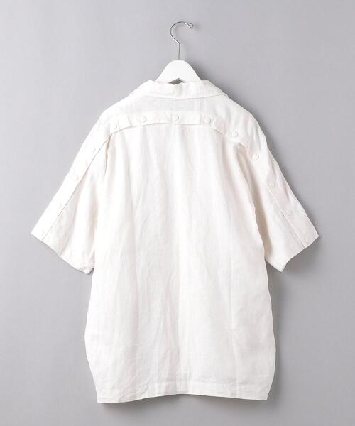 biscuithead（ビスケットヘッド）の「＜biscuithead (ビスケットヘッド) ＞ オープンカラーショートスリーブ（シャツ/ブラウス・メンズ・ホワイト・MEDIUM）」の7枚目の写真