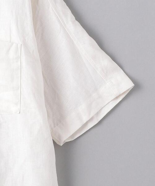 biscuithead（ビスケットヘッド）の「＜biscuithead (ビスケットヘッド) ＞ オープンカラーショートスリーブ（シャツ/ブラウス・メンズ・ホワイト・MEDIUM）」の5枚目の写真