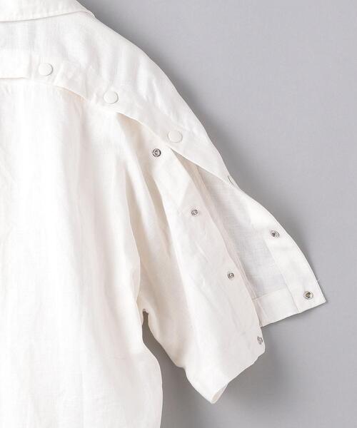 biscuithead（ビスケットヘッド）の「＜biscuithead (ビスケットヘッド) ＞ オープンカラーショートスリーブ（シャツ/ブラウス・メンズ・ホワイト・MEDIUM）」の3枚目の写真