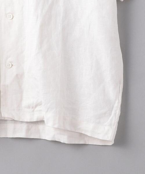 biscuithead（ビスケットヘッド）の「＜biscuithead (ビスケットヘッド) ＞ オープンカラーショートスリーブ（シャツ/ブラウス・メンズ・ホワイト・MEDIUM）」の4枚目の写真