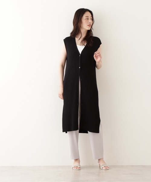 NATURAL BEAUTY BASIC（ナチュラルビューティーベーシック）の「オックスペグパンツ/0171230602（その他パンツ・レディース・グレー/ブラック・X-SMALL/MEDIUM/LARGE/SMALL）」の14枚目の写真