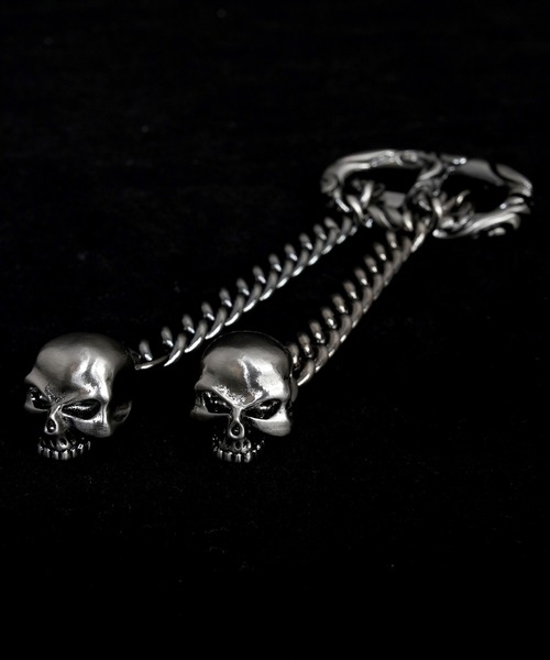 REVI CAST MADE（レヴィキャストメイド）の「レビキャストメイド ANCHOR SKULL KEY HOLDER アンカースカルキーホルダー（キーホルダー・メンズ・シルバー・FREE）」の4枚目の写真