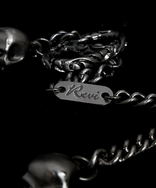 REVI CAST MADE（レヴィキャストメイド）の「レビキャストメイド ANCHOR SKULL KEY HOLDER アンカースカルキーホルダー（キーホルダー・メンズ・シルバー・FREE）」の2枚目の写真