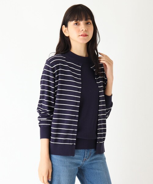 SOUP（スープ）の「◆【大きいサイズあり・13号・15号】UVカット機能付きカーディガン（カーディガン/ボレロ・レディース・ライトグレー/ブラック/ネイビー/カーキ/サンドベージュ/ライトパープル/ベビーピンク/ホワイト系5/ブラック系2/ネイビー系2・11/09/13/15 ）」の8枚目の写真