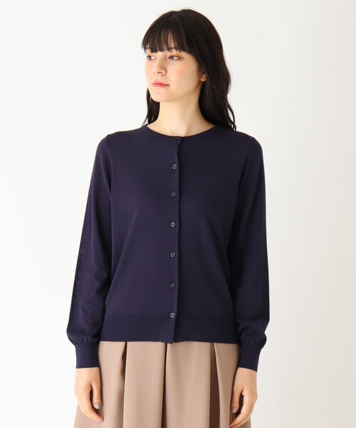 SOUP（スープ）の「◆【大きいサイズあり・13号・15号】UVカット機能付きカーディガン（カーディガン/ボレロ・レディース・ライトグレー/ブラック/ネイビー/カーキ/サンドベージュ/ライトパープル/ベビーピンク/ホワイト系5/ブラック系2/ネイビー系2・11/09/13/15 ）」の17枚目の写真