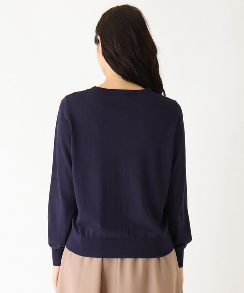 SOUP（スープ）の「◆【大きいサイズあり・13号・15号】UVカット機能付きカーディガン（カーディガン/ボレロ・レディース・ライトグレー/ブラック/ネイビー/カーキ/サンドベージュ/ライトパープル/ベビーピンク/ホワイト系5/ブラック系2/ネイビー系2・11/09/13/15 ）」の13枚目の写真