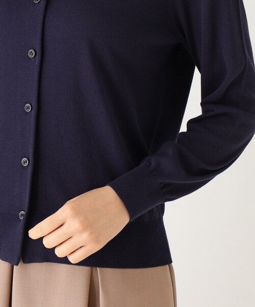 SOUP（スープ）の「◆【大きいサイズあり・13号・15号】UVカット機能付きカーディガン（カーディガン/ボレロ・レディース・ライトグレー/ブラック/ネイビー/カーキ/サンドベージュ/ライトパープル/ベビーピンク/ホワイト系5/ブラック系2/ネイビー系2・11/09/13/15 ）」の12枚目の写真