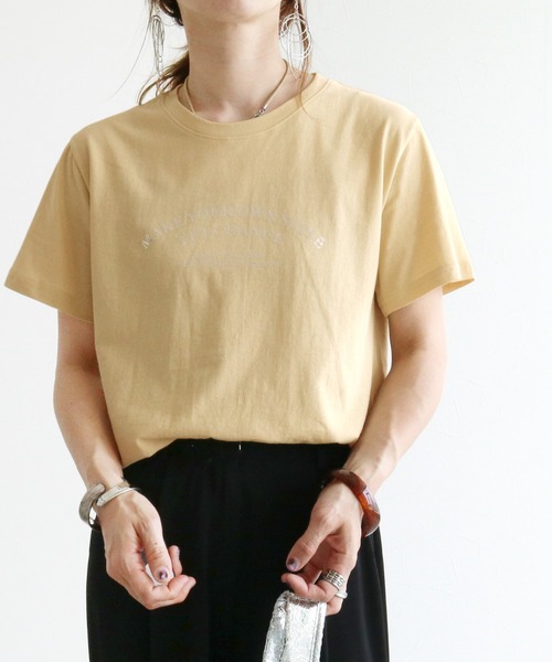 reca（レカ）の「箔プリントTシャツ（Tシャツ/カットソー・レディース・ホワイト/ブラック/イエロー/ミント・FREE）」の22枚目の写真