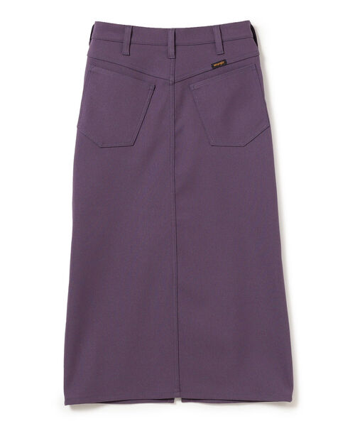 BEAMS BOY（ビームスボーイ）の「Wrangler × maturely / 別注 Slit Dress Skirt（スカート・レディース・パープル/オリーブ・S/XS）」の16枚目の写真