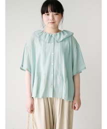 Samansa Mos2 | フリル衿ブラウス(シャツ/ブラウス)