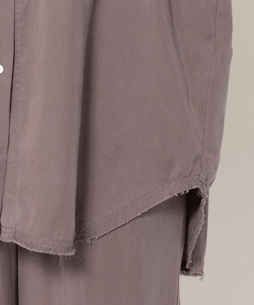 DROIT BELLO（ドロイトベロ）の「DROIT BELLO（ドロイトベロ）加工スリーブレスシャツ（シャツ/ブラウス・レディース・パープル/ブラック・FREE）」の10枚目の写真