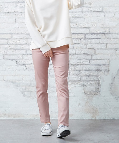 Honeys(ハニーズ)の「スリムカラースキニー(股下64cm)(その他パンツ・レディース・ブラウン/カーキ/ライトベージュ/ブラック/ネイビー/ピンク系その他/ライトカーキ/アイボリー/スミクロ・LL/M/L/SS/S)」の9枚目の写真