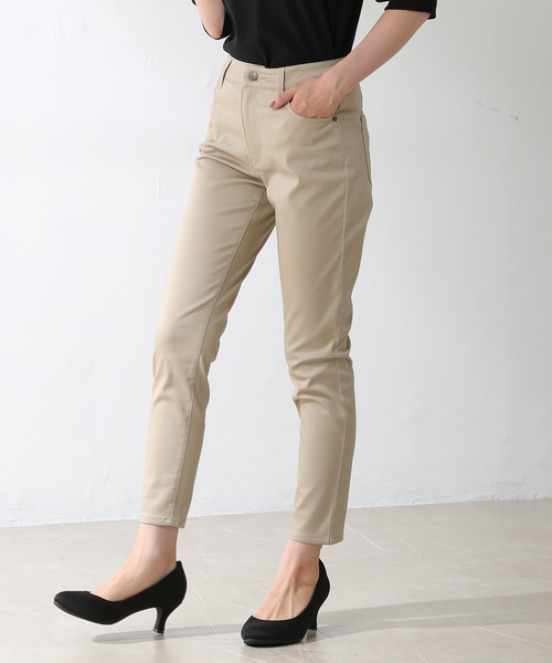 Honeys(ハニーズ)の「スリムカラースキニー(股下64cm)(その他パンツ・レディース・ブラウン/カーキ/ライトベージュ/ブラック/ネイビー/ピンク系その他/ライトカーキ/アイボリー/スミクロ・LL/M/L/SS/S)」の6枚目の写真