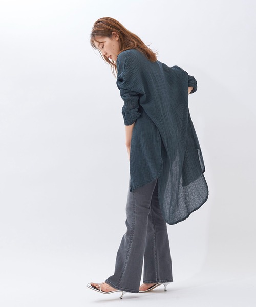 plage（プラージュ）の「【Healthy denim/ヘルシーデニム】SP FLARE デニムパンツ◆（デニムパンツ・レディース・ブルー/ブラック系その他4・24inch/25inch/23inch）」の17枚目の写真