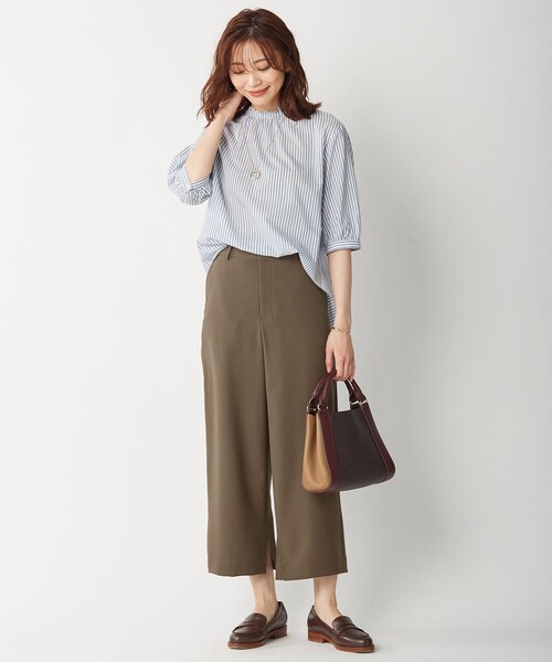 J.PRESS(ジェイプレス)の「【洗える】リラクシオンツイル パンツ(その他パンツ・レディース・グレー系/カーキ系/ネイビー系・11/9/7/13)」の7枚目の写真