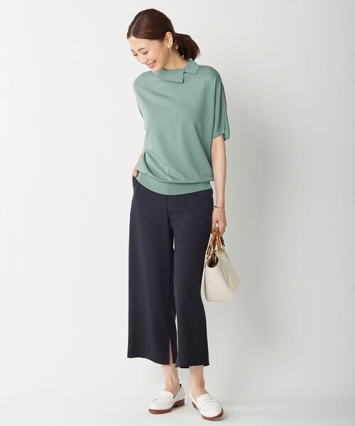 J.PRESS(ジェイプレス)の「【洗える】リラクシオンツイル パンツ(その他パンツ・レディース・グレー系/カーキ系/ネイビー系・11/9/7/13)」の9枚目の写真