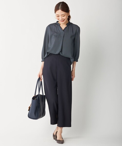 J.PRESS(ジェイプレス)の「【洗える】リラクシオンツイル パンツ(その他パンツ・レディース・グレー系/カーキ系/ネイビー系・11/9/7/13)」の11枚目の写真