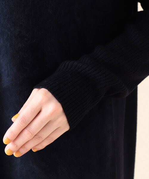 Demi-Luxe BEAMS（デミルクス ビームス）の「Demi-Luxe BEAMS / フロントフラッフィ Vネック ワンピース（ワンピース・レディース・ネイビー/カーキ・ONE SIZE）」の13枚目の写真