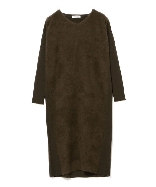 Demi-Luxe BEAMS（デミルクス ビームス）の「Demi-Luxe BEAMS / フロントフラッフィ Vネック ワンピース（ワンピース・レディース・ネイビー/カーキ・ONE SIZE）」の15枚目の写真