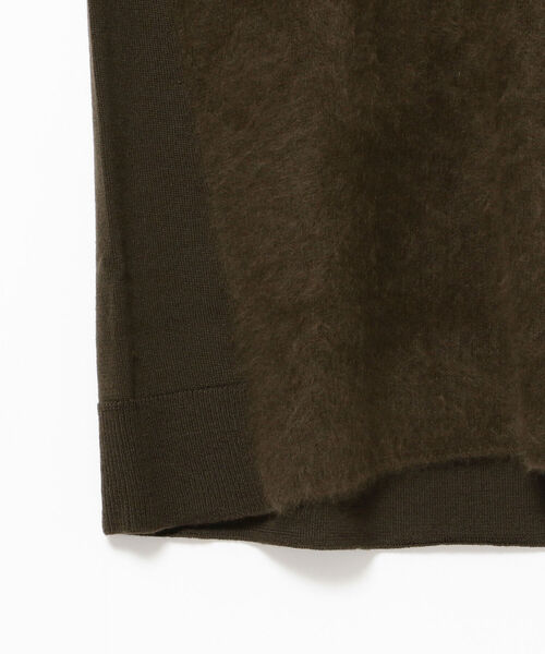 Demi-Luxe BEAMS（デミルクス ビームス）の「Demi-Luxe BEAMS / フロントフラッフィ Vネック ワンピース（ワンピース・レディース・ネイビー/カーキ・ONE SIZE）」の18枚目の写真