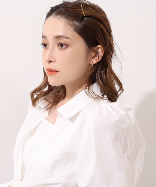 one after another NICE CLAUP（ワンアフターアナザーナイスクラップ）の「フロントリボンブラウス（シャツ/ブラウス・レディース・その他/ブラック×ホワイト/ホワイト系その他・FREE）」の16枚目の写真